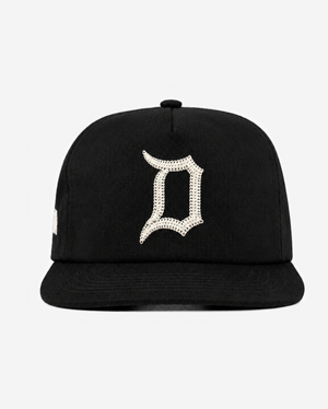DETRoIT CHAIN STITCH HAT (BLACK/CREAM)