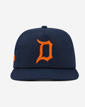 DETRoIT CHAIN STITCH HAT (BLUE/oRANGE)