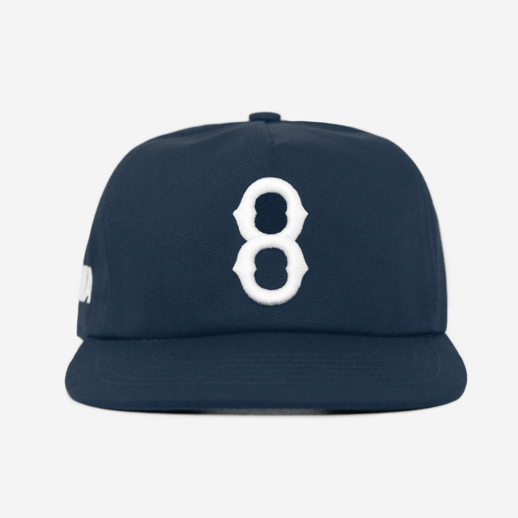BOSTON HAT (NAVY/WHITE)