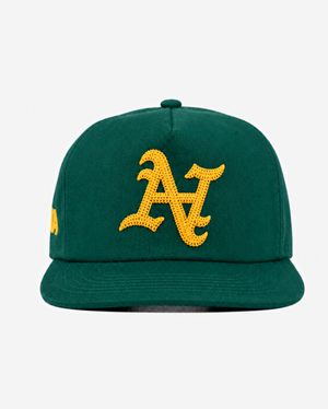 oAKLAND CHAIN STITCH HAT (GREEN)