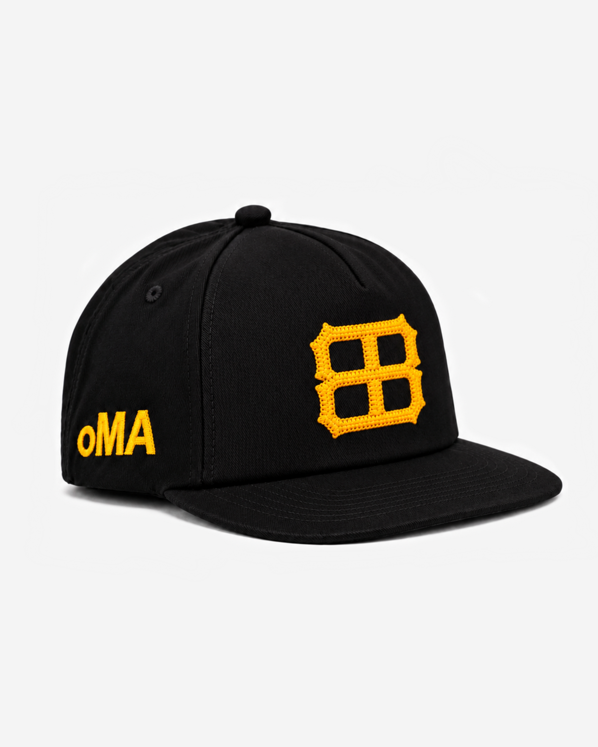 PITTSBURGH CHAIN STITCH HAT (BLACK/YELLoW)