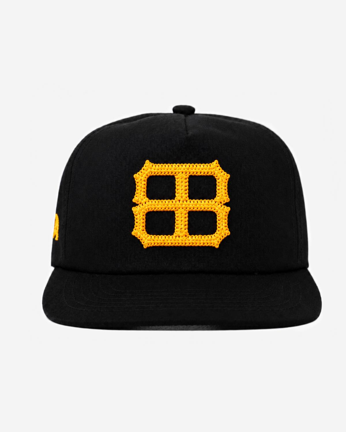 PITTSBURGH CHAIN STITCH HAT (BLACK/YELLoW)