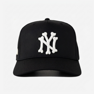 NEW YoRK BoNES HAT CURVED BRIM (BLACK)