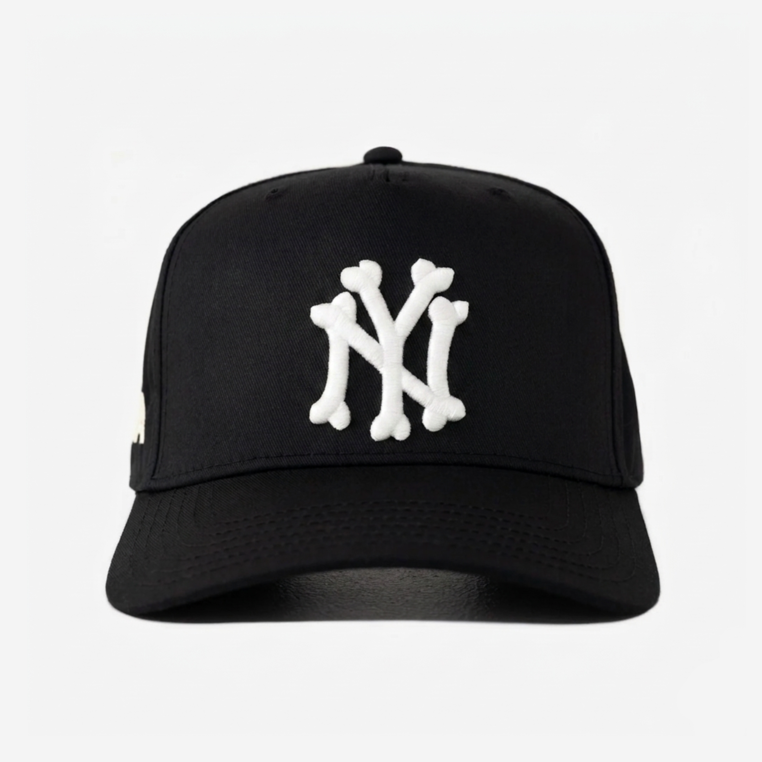 NEW YoRK BoNES HAT CURVED BRIM (BLACK)