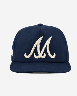 ATLANTA CHAIN STITCH HAT (NAVY)
