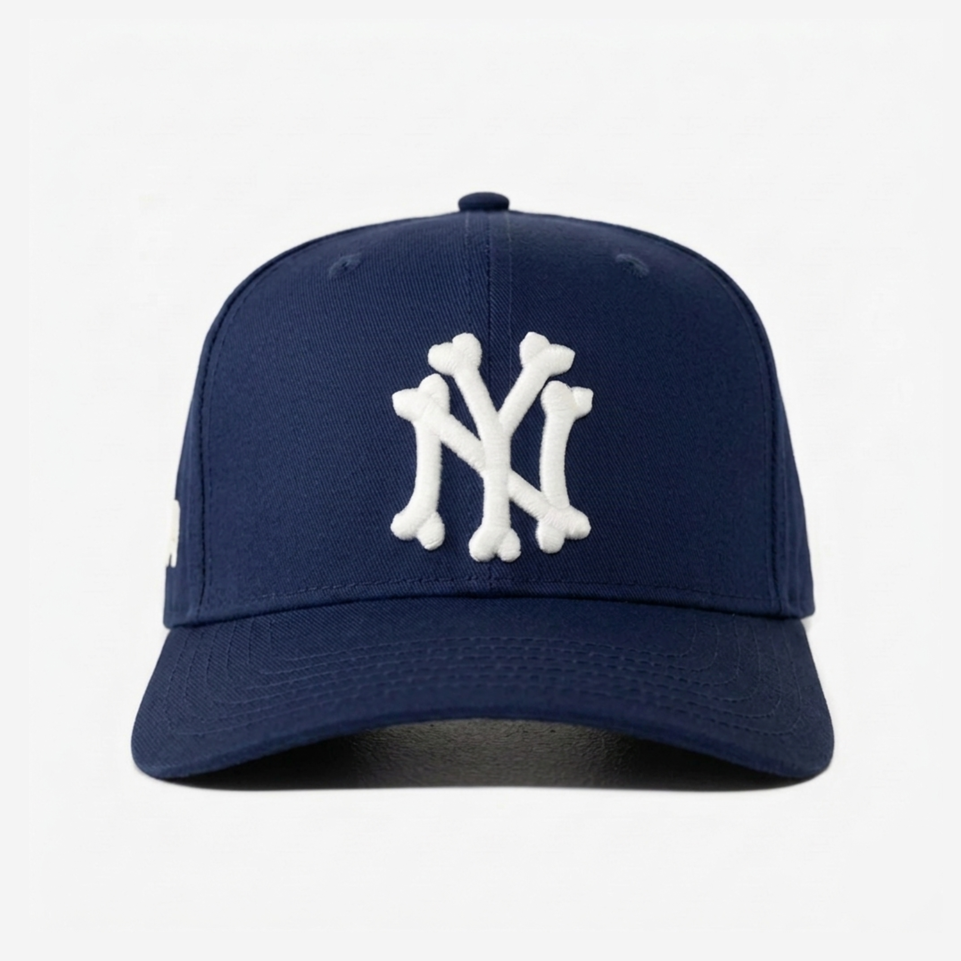 NEW YoRK BoNES HAT CURVED BRIM (NAVY)
