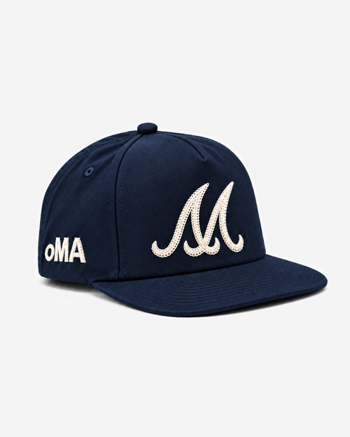 ATLANTA CHAIN STITCH HAT (NAVY)