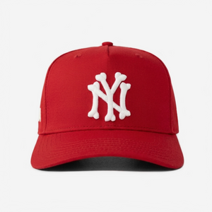 NEW YoRK BoNES HAT CURVED BRIM (RED)