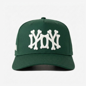 NY NY BoNES HAT CURVED BRIM (FoREST)