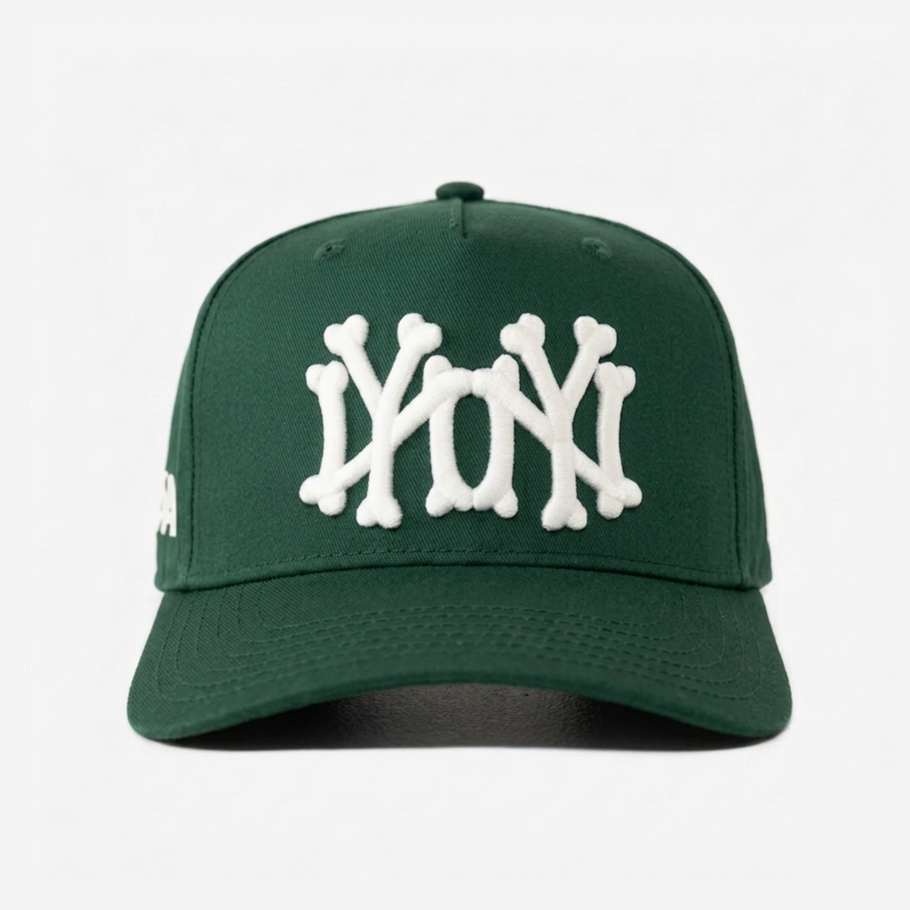 NY NY BoNES HAT CURVED BRIM (FoREST)