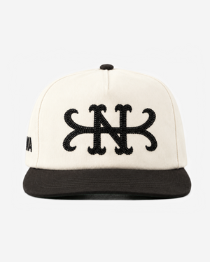 QUEENS CHAIN STITCH HAT (IVoRY)