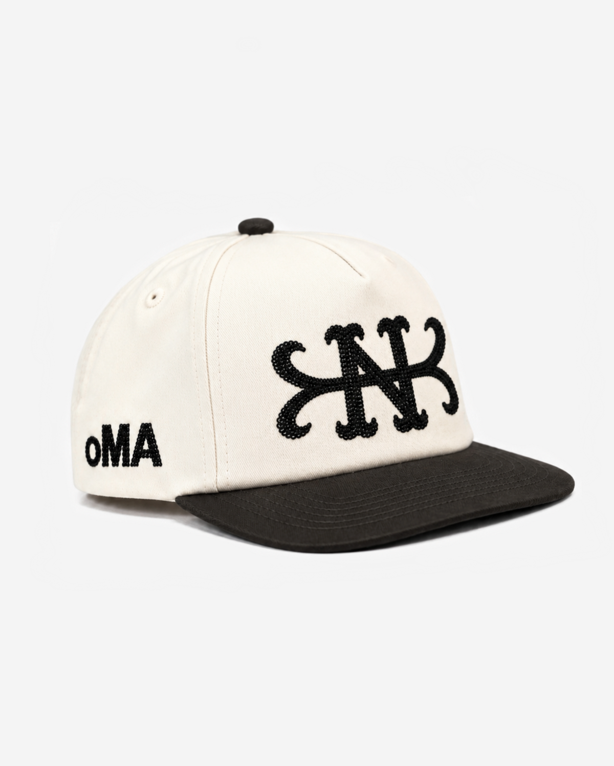 QUEENS CHAIN STITCH HAT (IVoRY)
