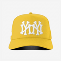 NY NY BoNES HAT CURVED BRIM (YELLoW)