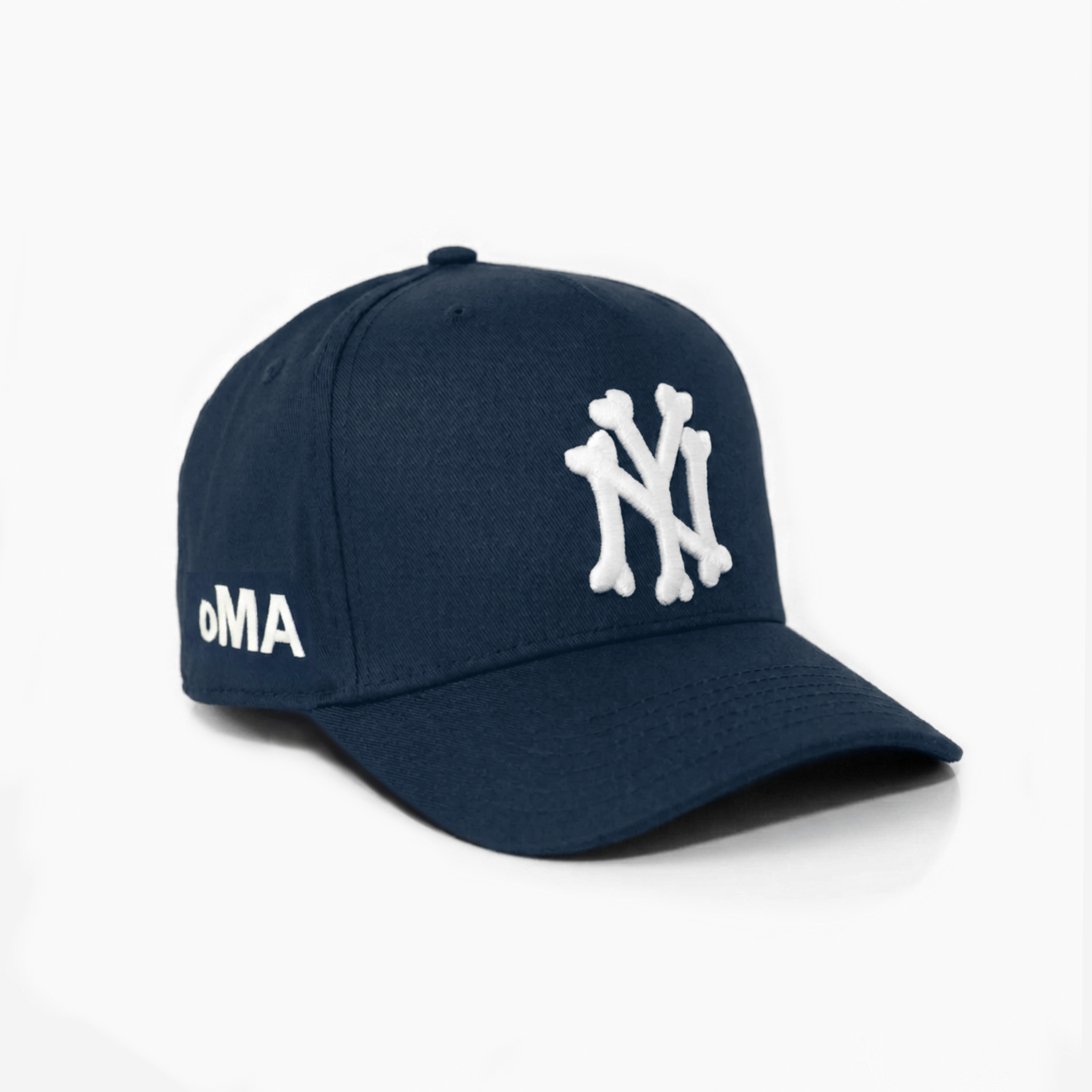 NEW YoRK BoNES HAT CURVED BRIM (NAVY)