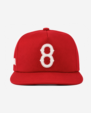 BoSToN CHAIN STITCH HAT (RED)