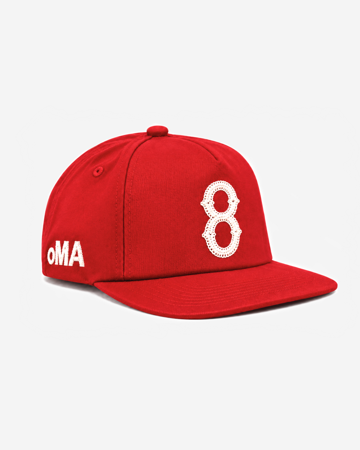 BoSToN CHAIN STITCH HAT (RED)