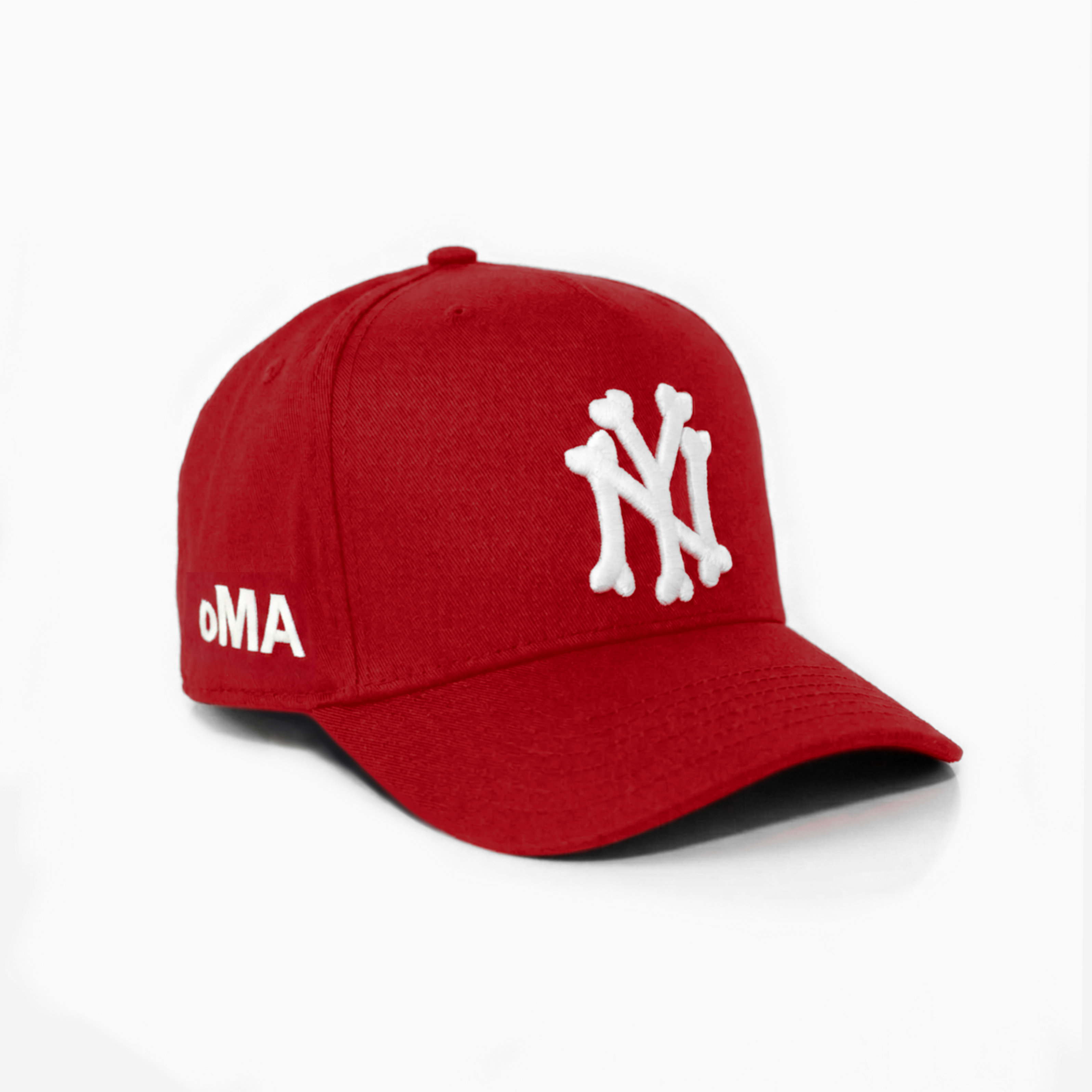 NEW YoRK BoNES HAT CURVED BRIM (RED)