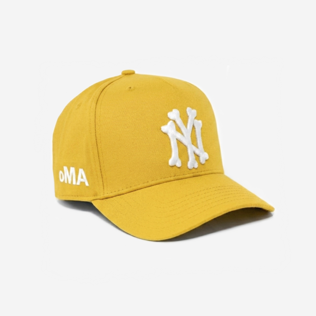 NEW YoRK BoNES HAT CURVED BRIM (YELLoW)