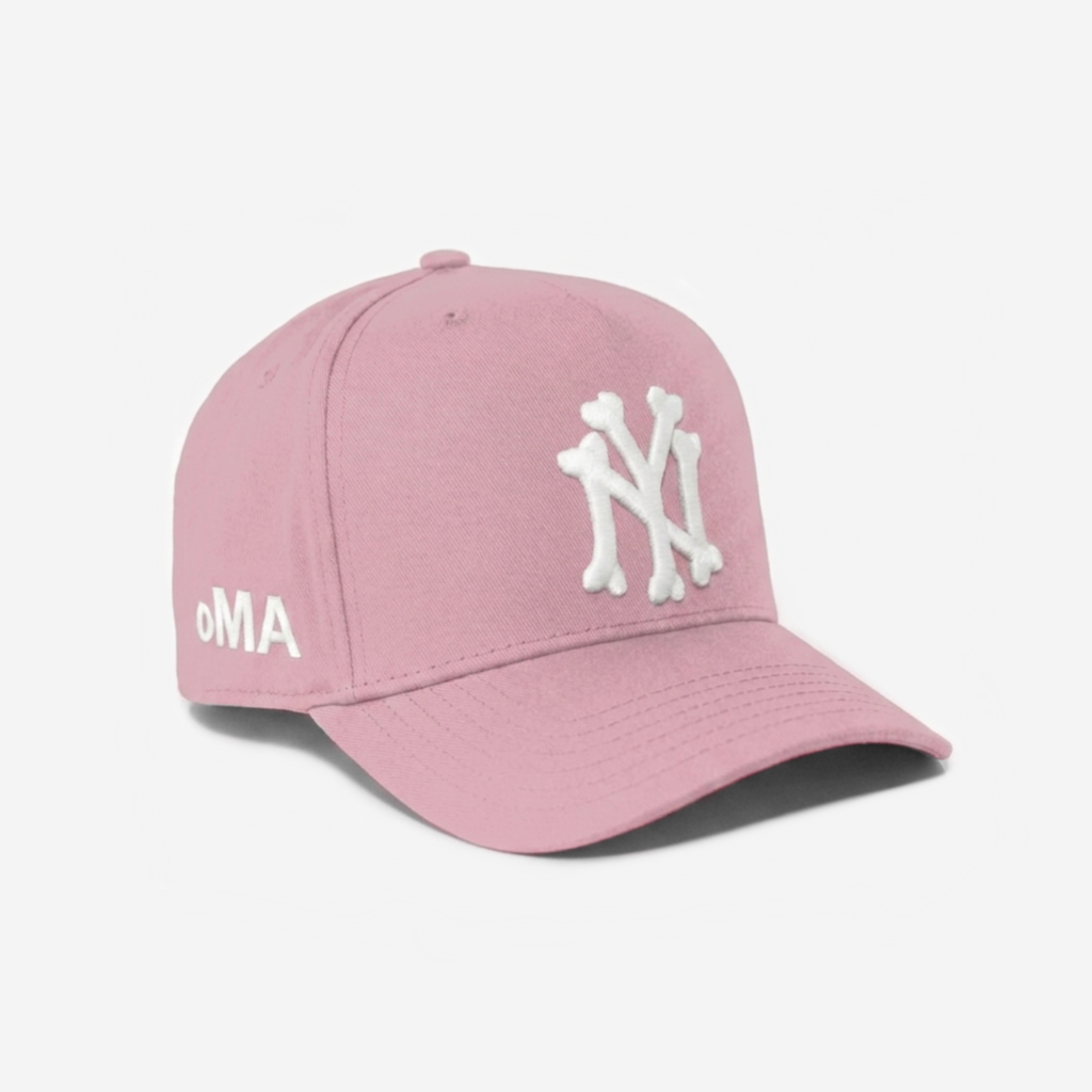 NEW YoRK BoNES HAT CURVED BRIM (PINK)