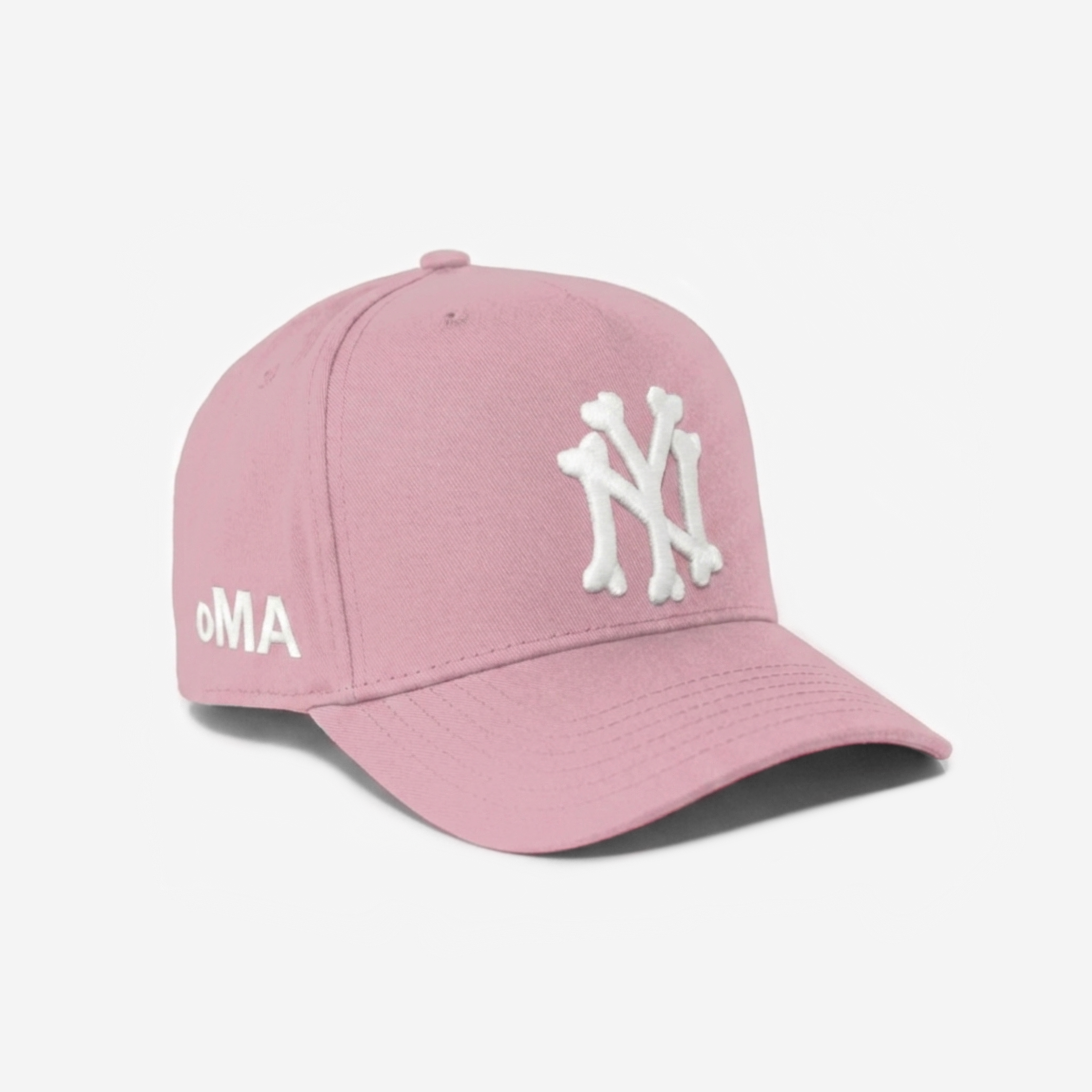 NEW YoRK BoNES HAT CURVED BRIM (PINK)