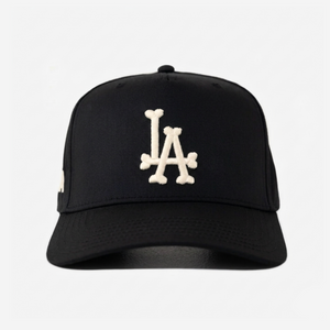 LA BoNES HAT CURVED BRIM (BLK/CREAM)