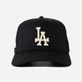 LA BoNES HAT CURVED BRIM (BLK/CREAM)