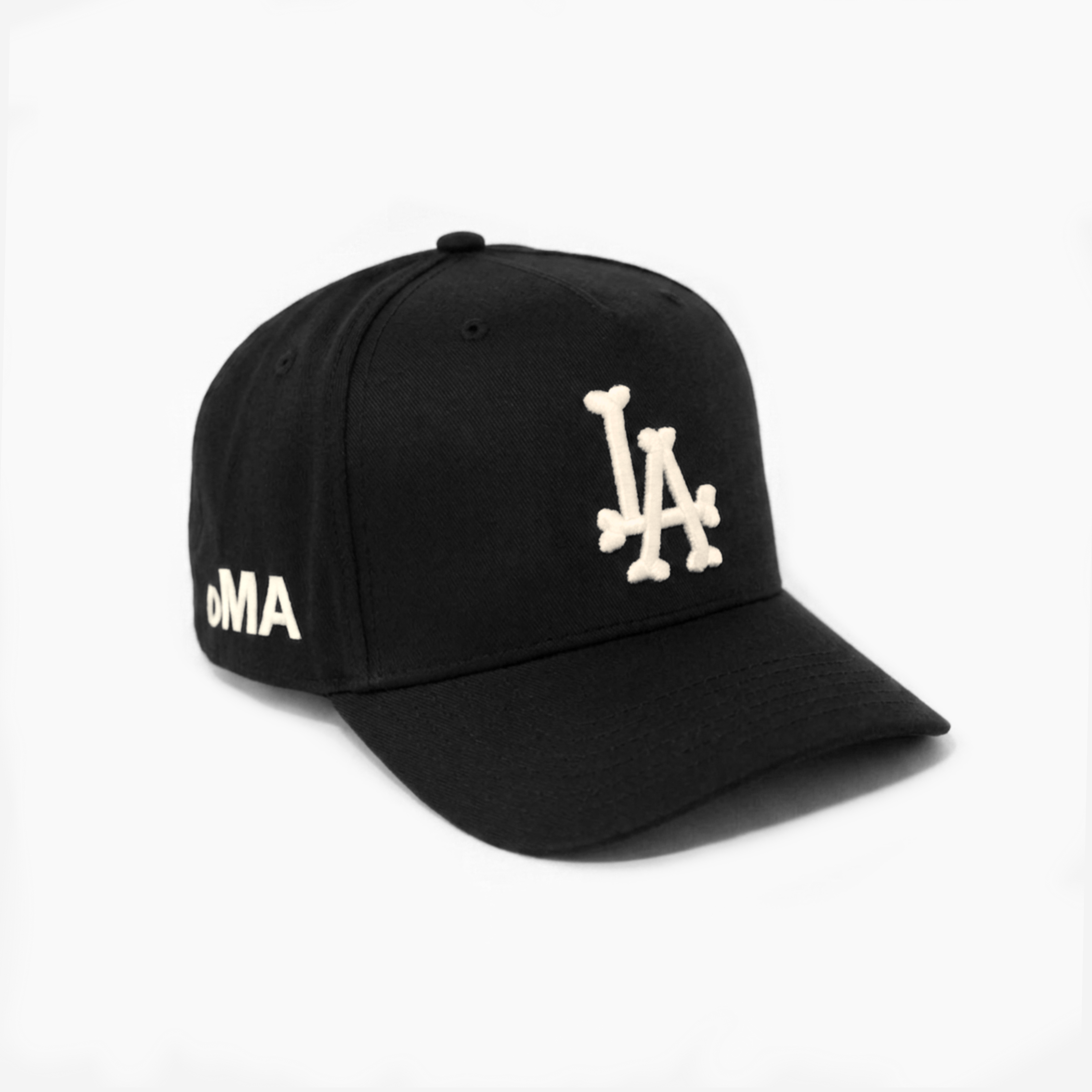LA BoNES HAT CURVED BRIM (BLK/CREAM)