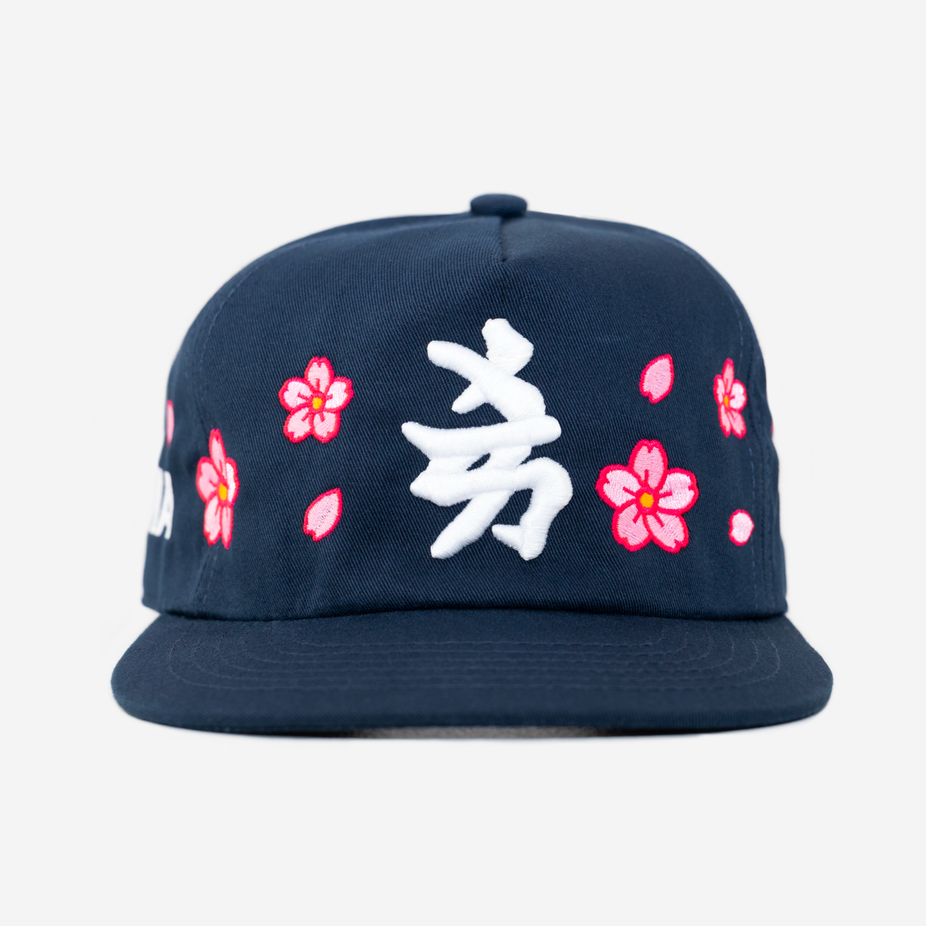NY KANJI CHERRY BLOSSOM HAT (NAVY)