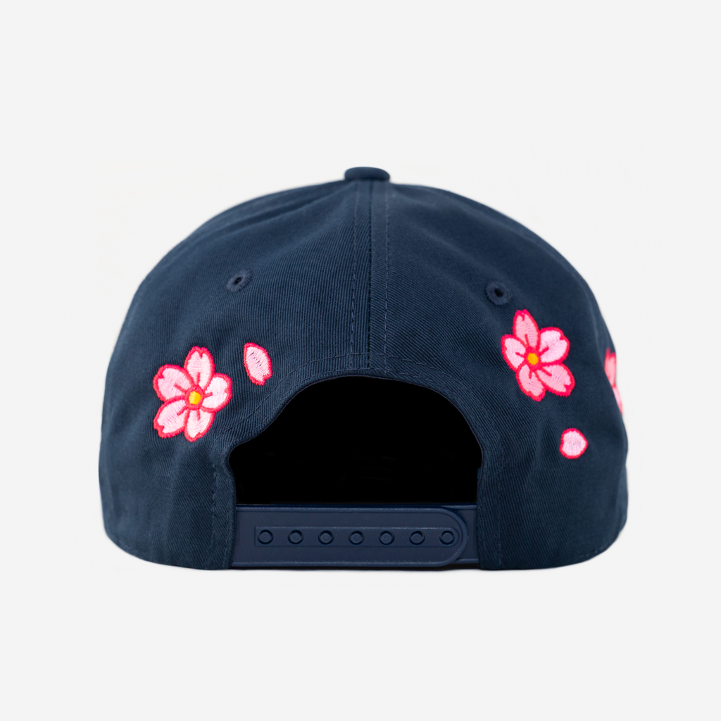 NY KANJI CHERRY BLOSSOM HAT (NAVY)