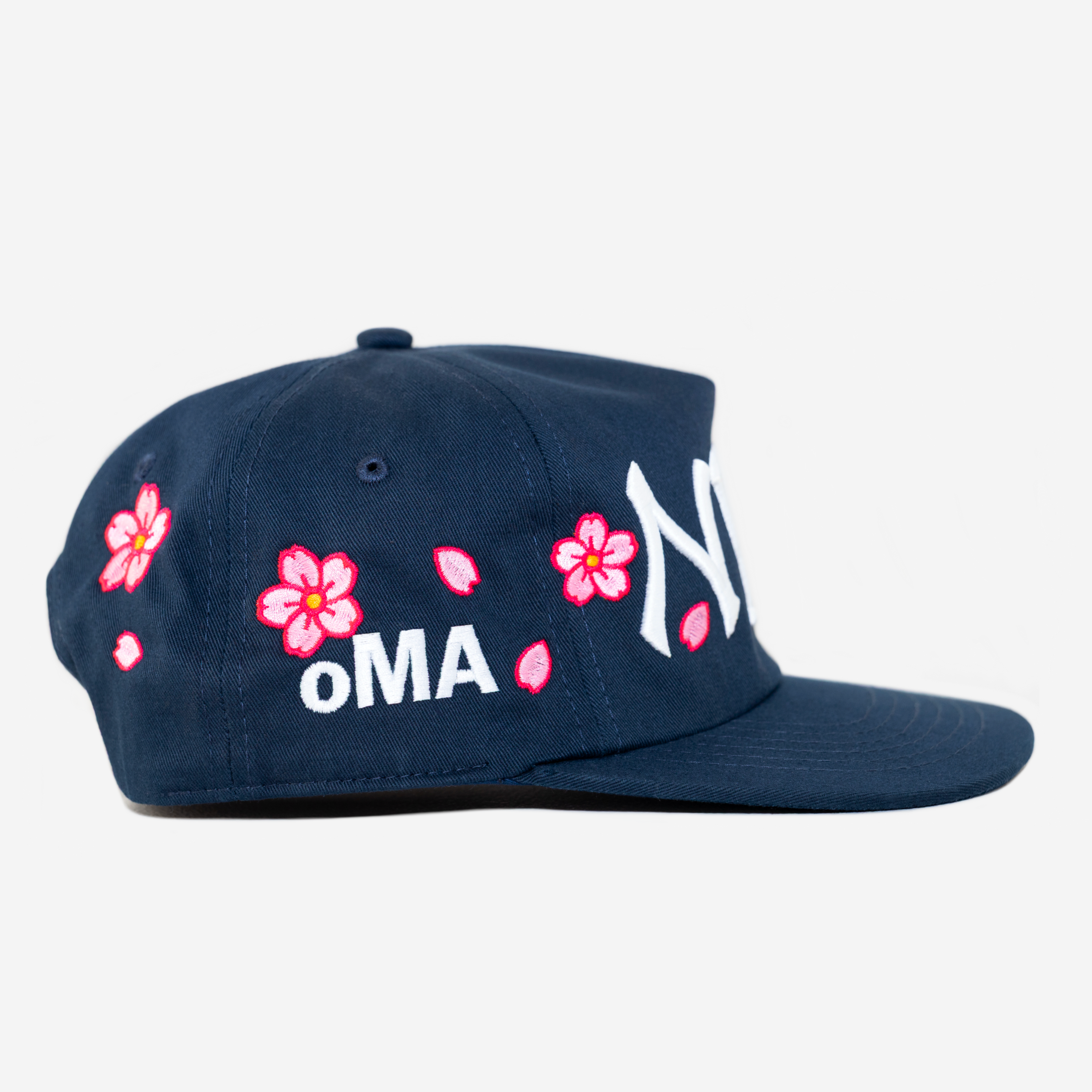 NY NY CHERRY BLOSSOM HAT (NAVY)