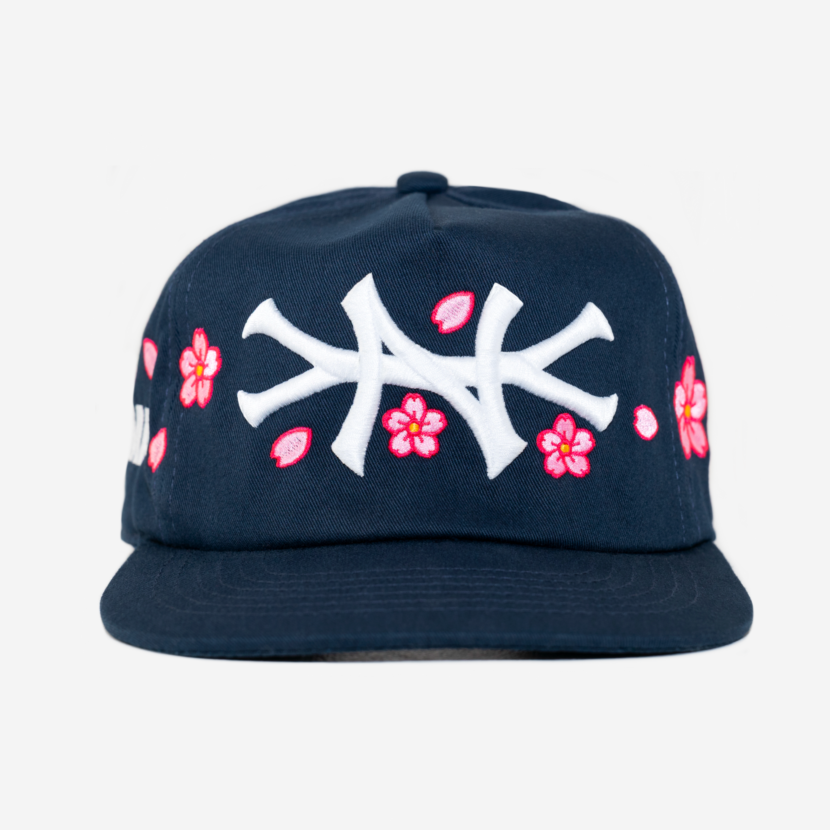 NY CHERRY BLOSSOM HAT (NAVY)