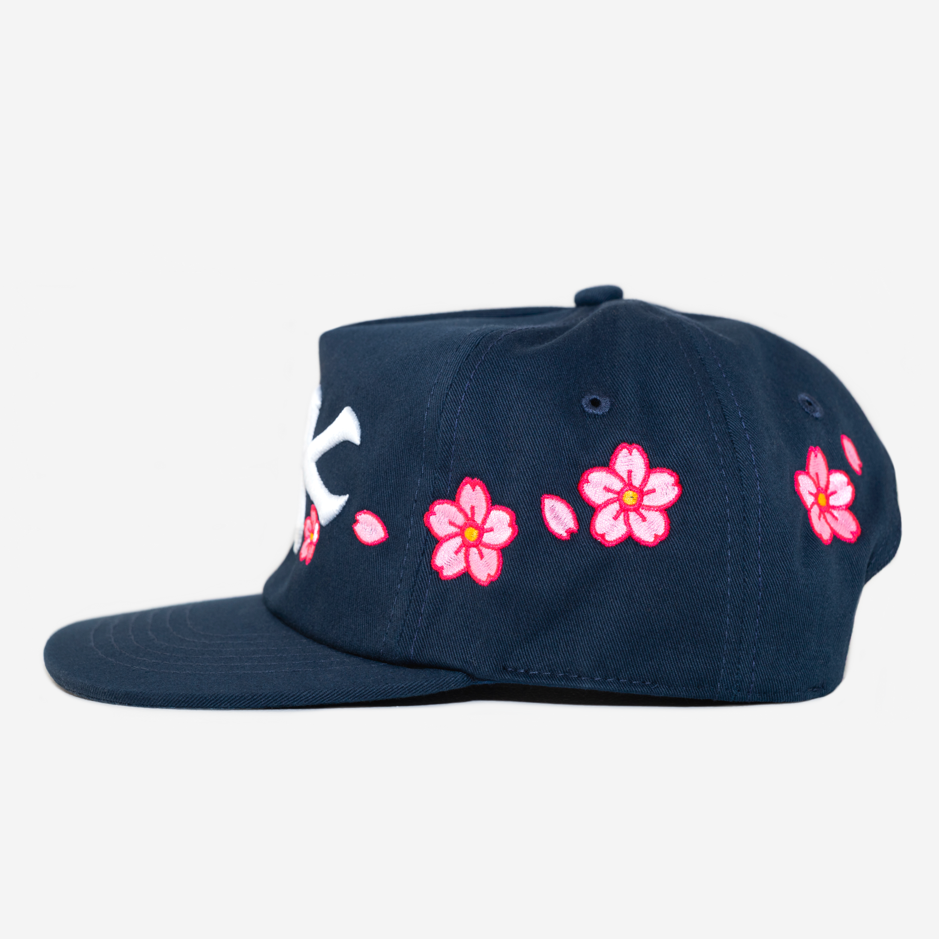 NY CHERRY BLOSSOM HAT (NAVY)