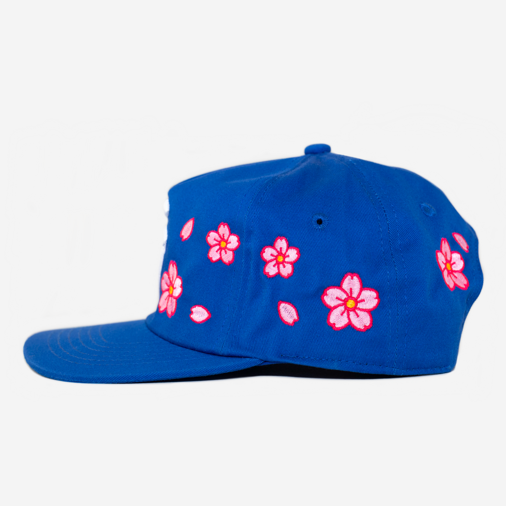 LA KATAKANA CHERRY BLOSSOM HAT (BLUE)