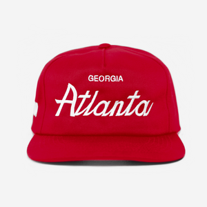 ATLANTA THRoWBACK HAT (RED)