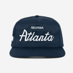 ATLANTA THRoWBACK HAT (NAVY)