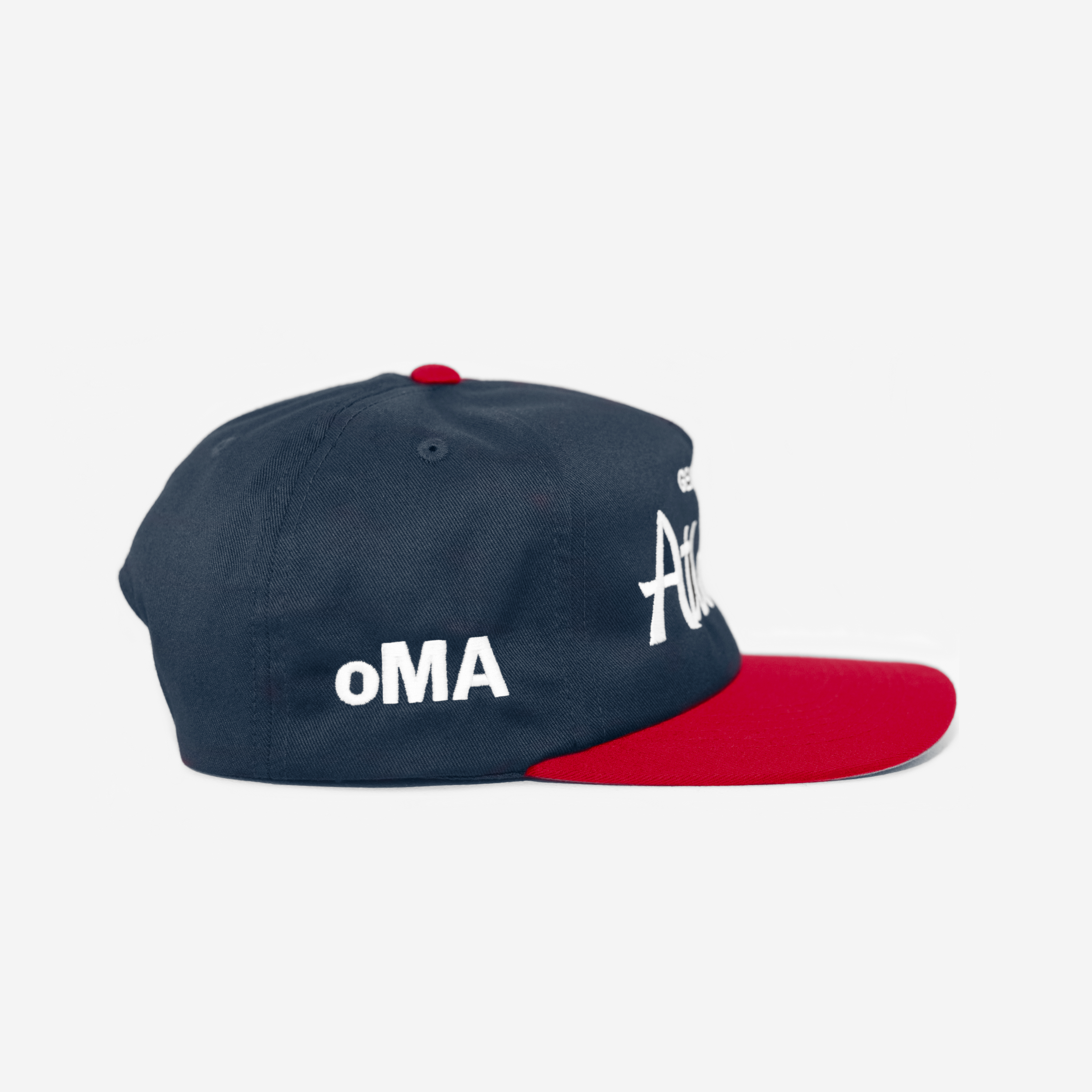 ATLANTA THRoWBACK HAT (BLUE/RED)