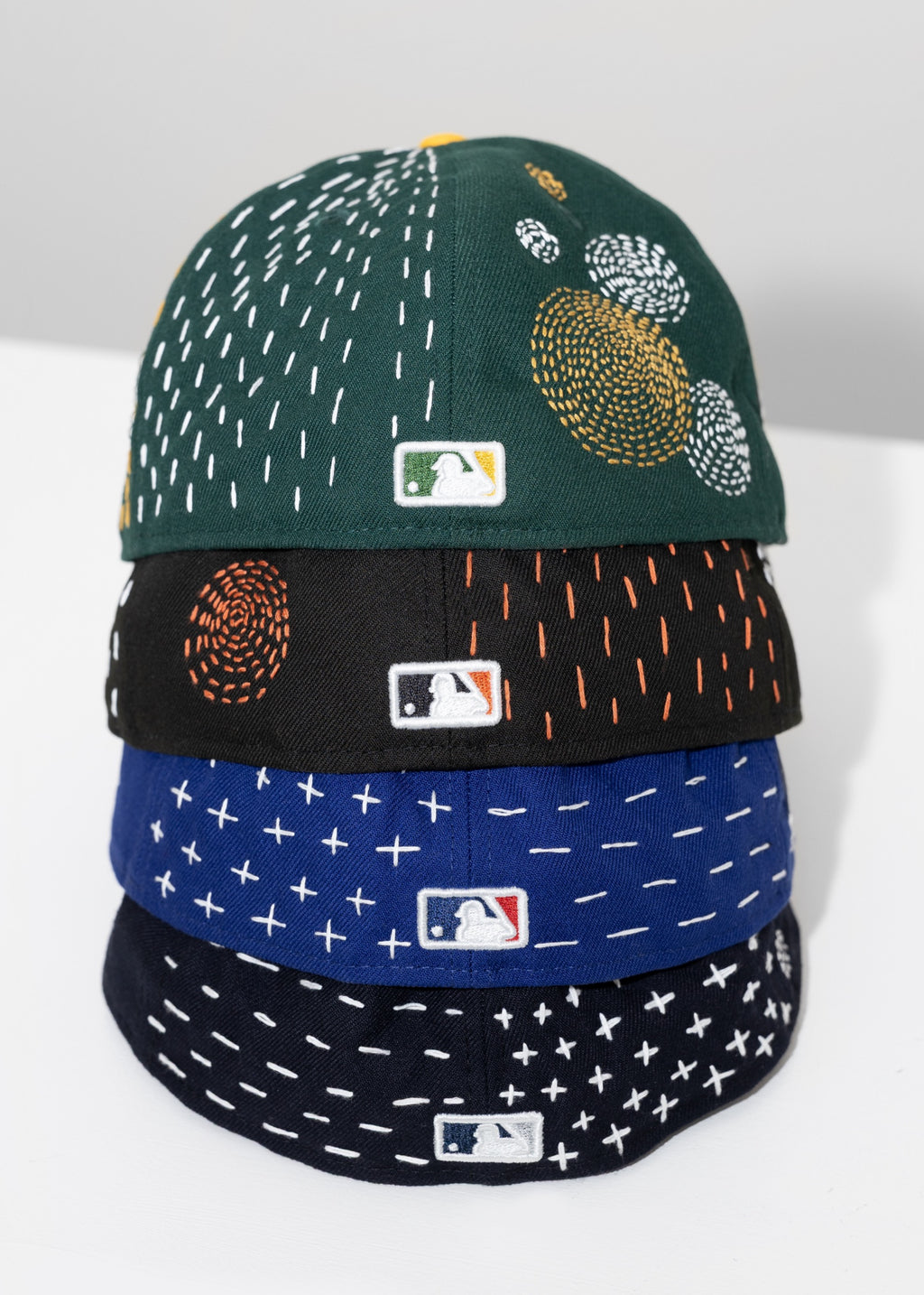 SAN FRANCISCo GIANTS SASHIKo EMBRoIDERED FITTED HAT (BLACK)