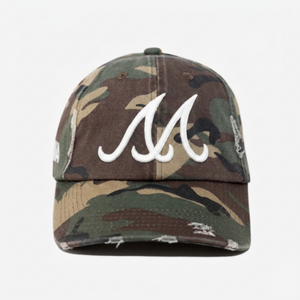 ATLANTA DISTRESSED HAT (ARMY CAMo)