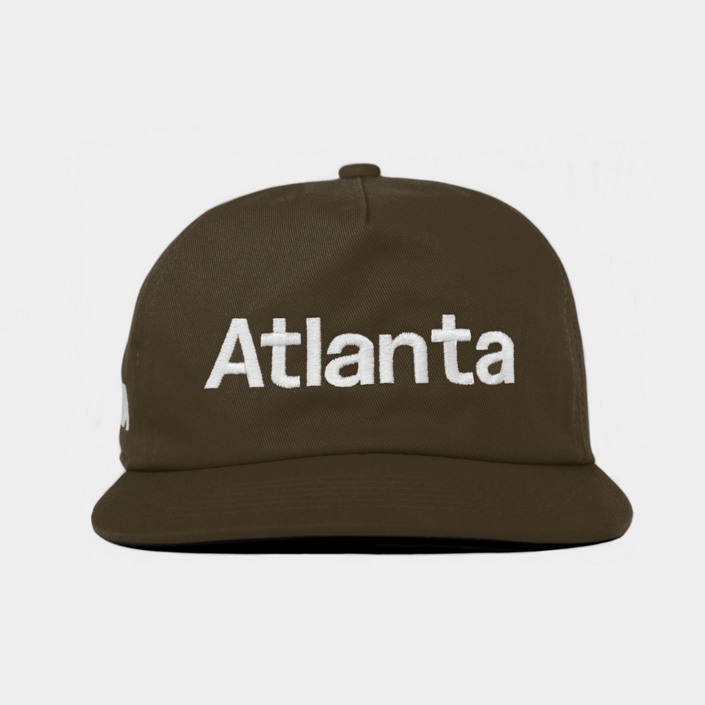 ATLANTA TYPOGRAPHY HAT (BRoWN)