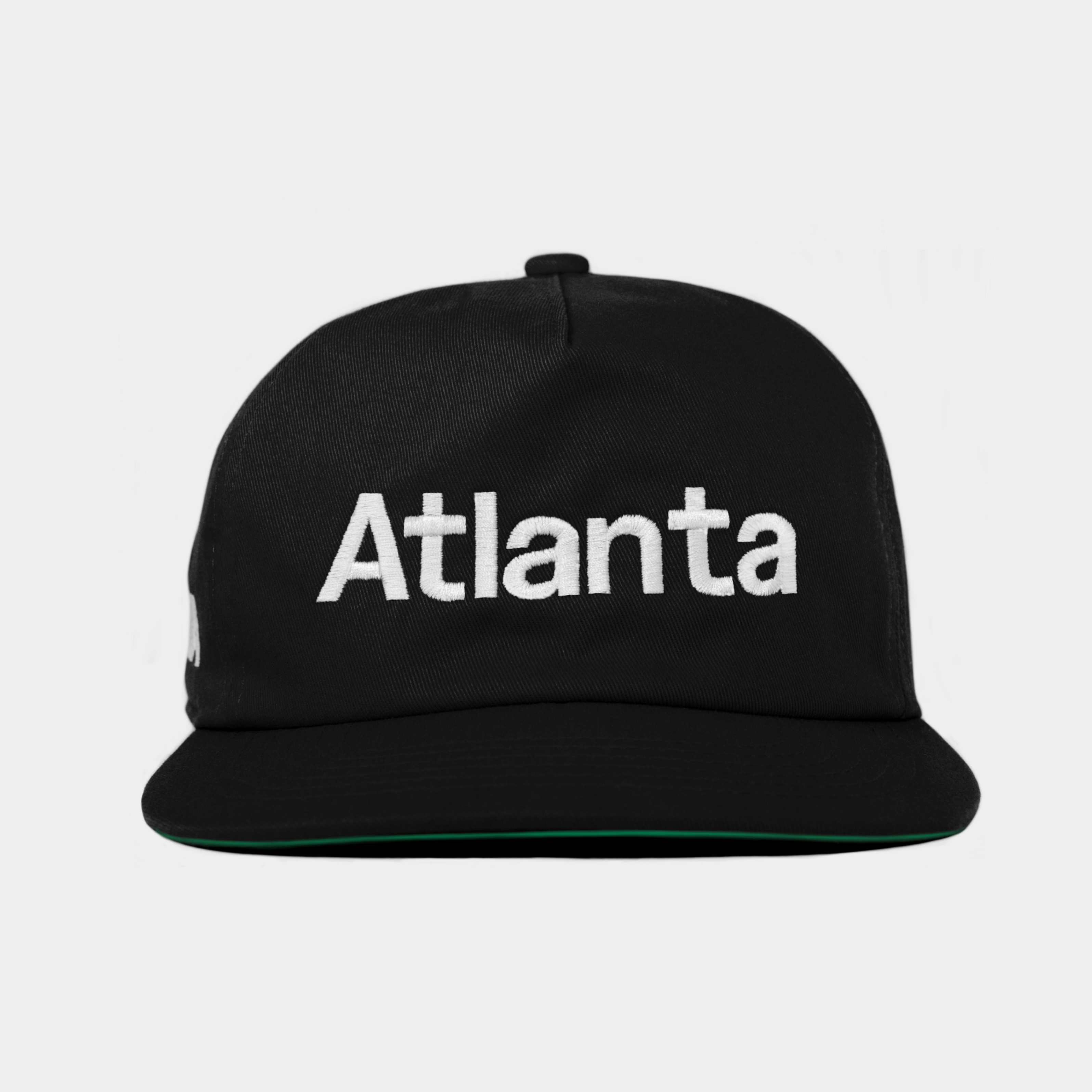 ATLANTA TYPOGRAPHY HAT (GREEN BRIM)