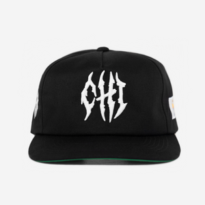 CHICAGo GLoBAL GLITCH HAT (GREEN BRIM)