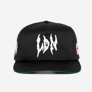 LoNDoN GLoBAL GLITCH HAT (GREEN BRIM)