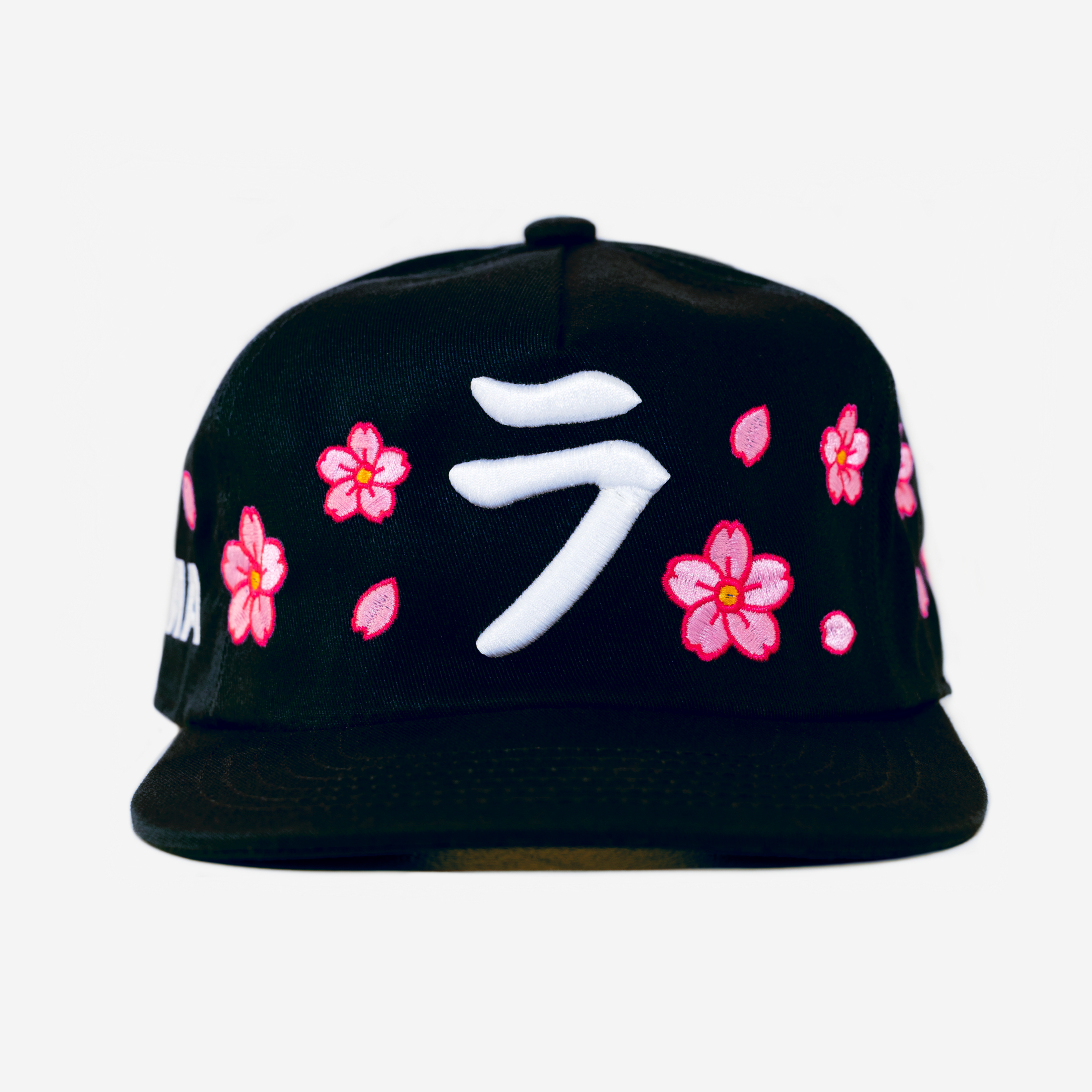 LA KATAKANA CHERRY BLOSSOM HAT (BLACK)