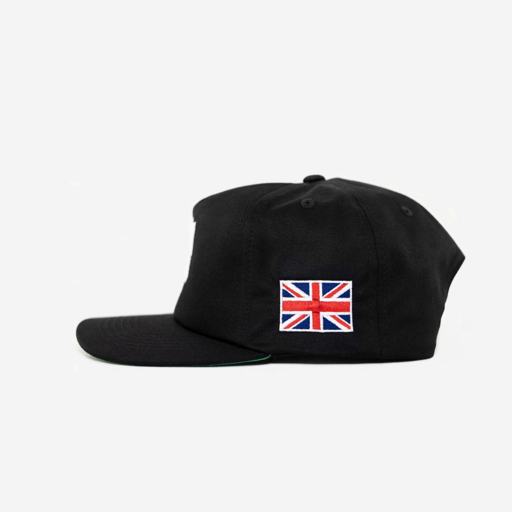 LoNDoN GLoBAL GLITCH HAT (GREEN BRIM)