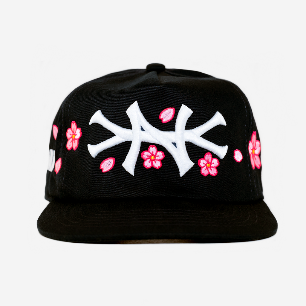 NY CHERRY BLOSSOM HAT (BLACK)