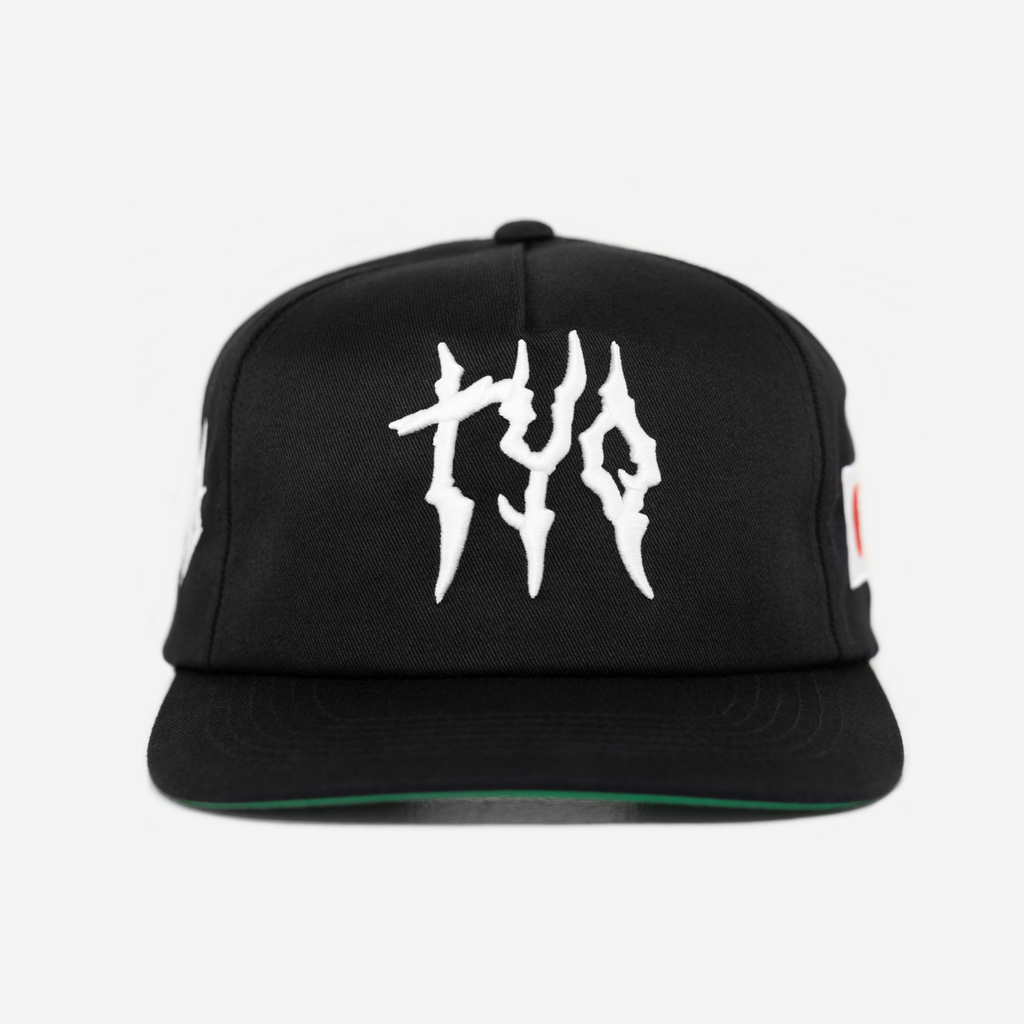 ToKYo GLoBAL GLITCH HAT (GREEN BRIM)