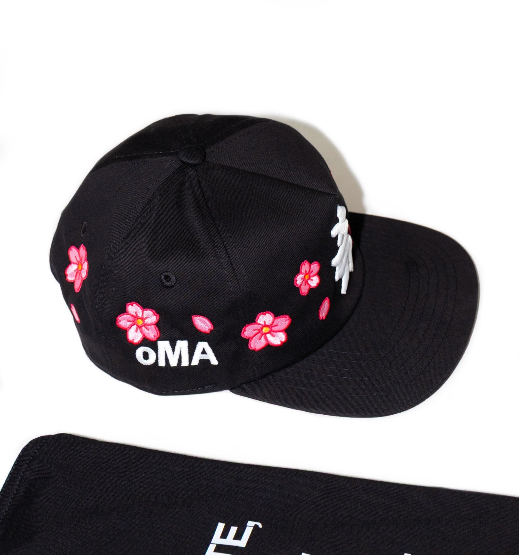 NY KANJI CHERRY BLOSSOM HAT (BLACK)