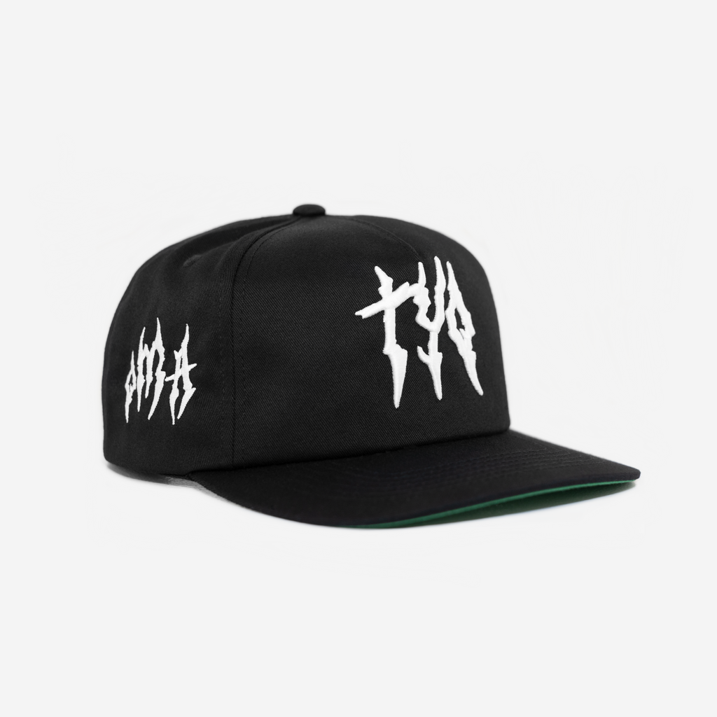 ToKYo GLoBAL GLITCH HAT (GREEN BRIM)