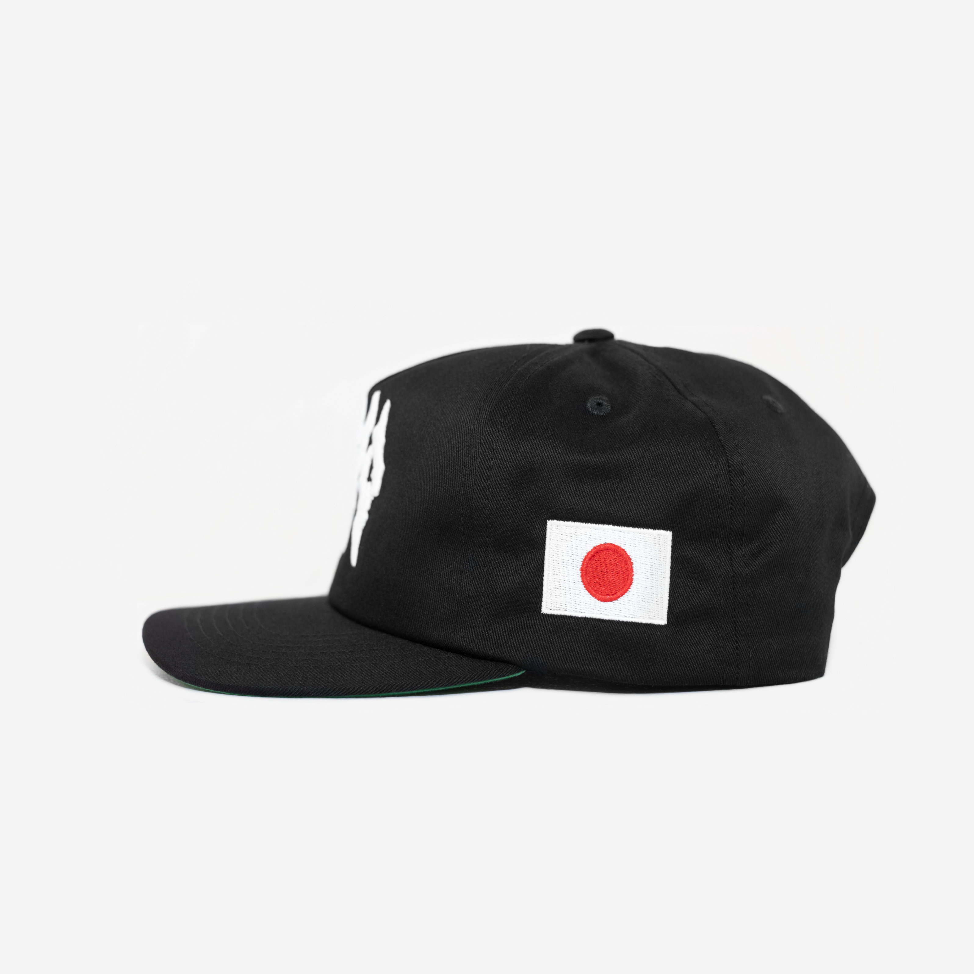 ToKYo GLoBAL GLITCH HAT (GREEN BRIM)