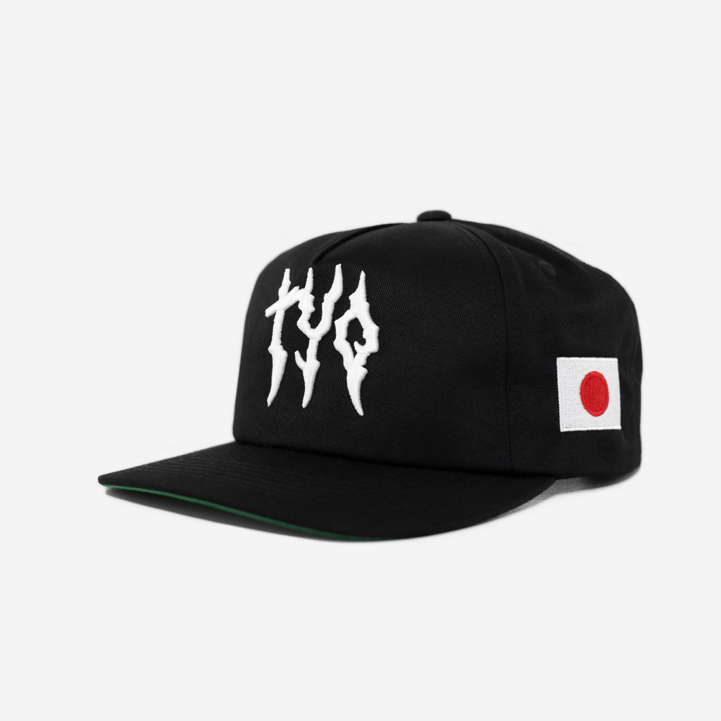ToKYo GLoBAL GLITCH HAT (GREEN BRIM)